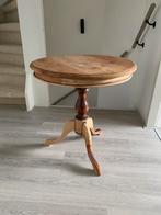 Landelijke wijntafeltje, Huis en Inrichting, Tafels | Bijzettafels, Ophalen, Zo goed als nieuw, Rond, 60 cm of meer