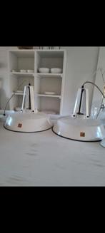 2x zgan witte hanglampen HKliving te koop, Ophalen of Verzenden, Zo goed als nieuw, Metaal, Minder dan 50 cm