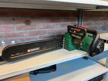 Parkside Kettingzaag - Weinig gebruikt beschikbaar voor biedingen