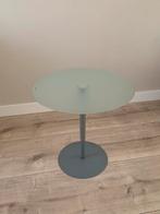Glazen Bijzettafel - Modern Design, Minder dan 55 cm, Rond, Ophalen, 45 tot 60 cm