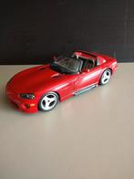 Rode Bburago Dodge Viper Modelauto 1/18, Hobby en Vrije tijd, Modelauto's | 1:18, Ophalen of Verzenden, Zo goed als nieuw, Auto