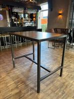 Houten hoge (sta)tafel - 3x, Huis en Inrichting, Tafels | Statafels, Ophalen, Zo goed als nieuw