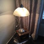 Tafel lamp met tinnen voet, Minder dan 100 cm, Ophalen of Verzenden, Zo goed als nieuw