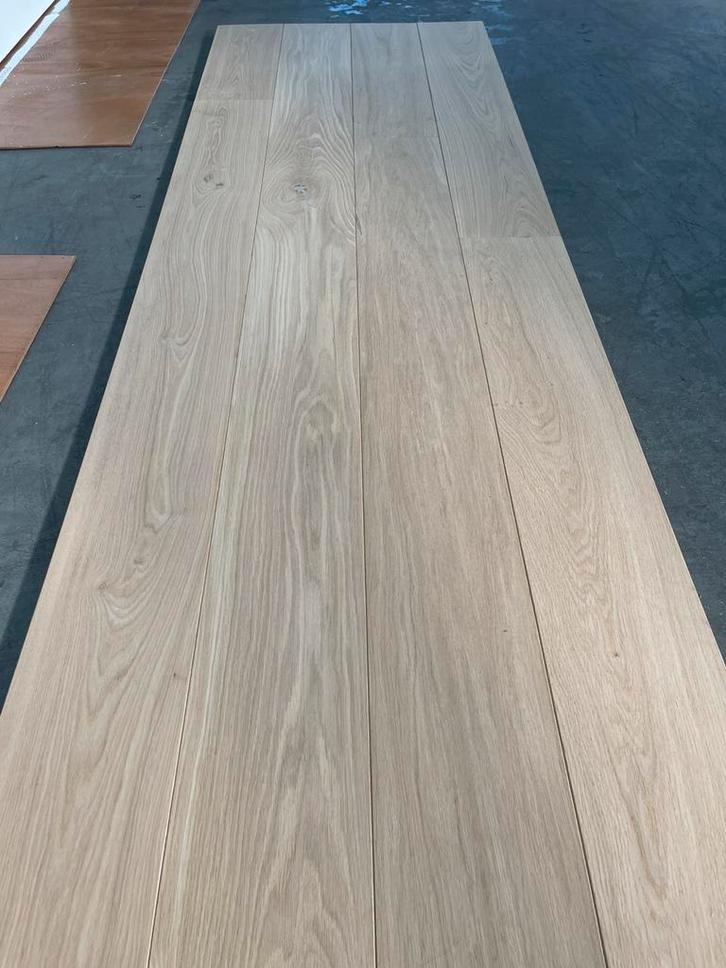 Massief eiken vloer €49,50 per m2 incl btw parket vloer, Doe-het-zelf en Verbouw, Vloerdelen en Plavuizen, Nieuw, Vloerdelen of -planken