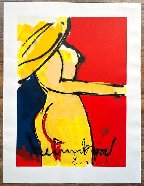 Herman Brood, zeefdruk op papier ‘Naked beauty’, Antiek en Kunst, Kunst | Litho's en Zeefdrukken, Ophalen
