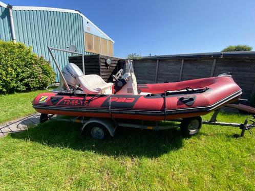 Zodiac Pro 420 2007, Watersport en Boten, Rubberboten, Gebruikt, Zodiac, Overige materialen, Minder dan 70 pk, Benzine, Ophalen