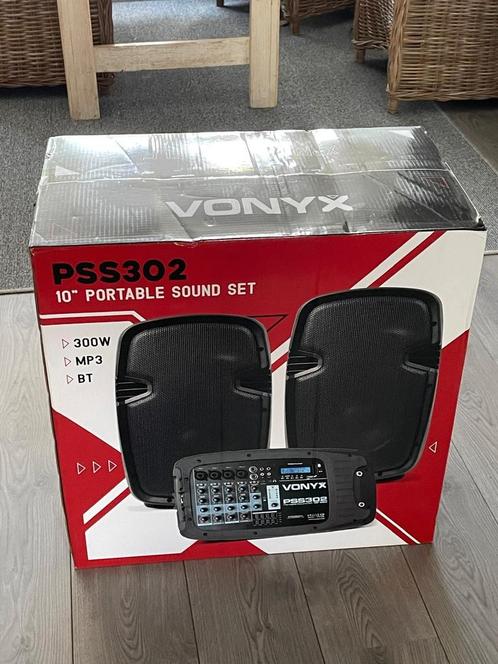 Draagbare geluidset vonyx pss302, Audio, Tv en Foto, Luidsprekers, Nieuw, Overige typen, 120 watt of meer, Overige merken, Ophalen of Verzenden