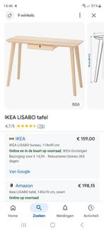 Ikea bureau met 1 lade, 50 tot 100 cm, Ophalen of Verzenden, Zo goed als nieuw, 25 tot 50 cm