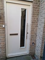 Moderne buitendeur met glas, Ophalen, 80 tot 100 cm, Minder dan 200 cm, Glas