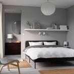 Ikea Slattum bed, Overige materialen, 140 cm, Zo goed als nieuw, Zwart