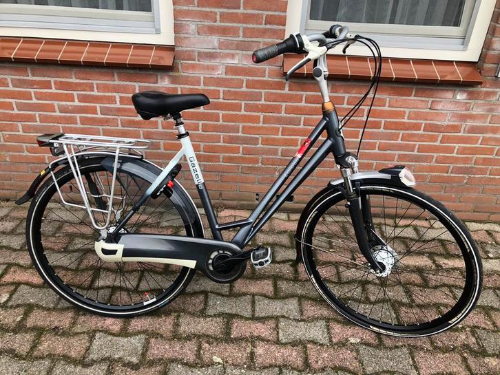 Te koop mooie Gazelle Eclipse damesfiets 53cm 8versn, Fietsen en Brommers, Fietsen | Dames | Damesfietsen, Gebruikt, Gazelle, Versnellingen