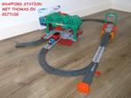 Thomas de Trein Trackmaster Push Along Knapford Station Set, Ophalen of Verzenden, Zo goed als nieuw