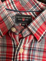 Cottonfield overhemd 3Xl, Kleding | Heren, Overhemden, Ophalen of Verzenden, Zo goed als nieuw, Blauw, Overige halswijdtes