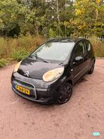 Citroën C1 1.0 3-DRS 2009 Zwart, Auto's, Voorwielaandrijving, 4 stoelen, C1, Handgeschakeld