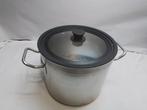 Grote Soeppan met Deksel - Geschikt voor Gas, Ophalen of Verzenden, Gebruikt, Rvs, Kookpan of Snelkookpan