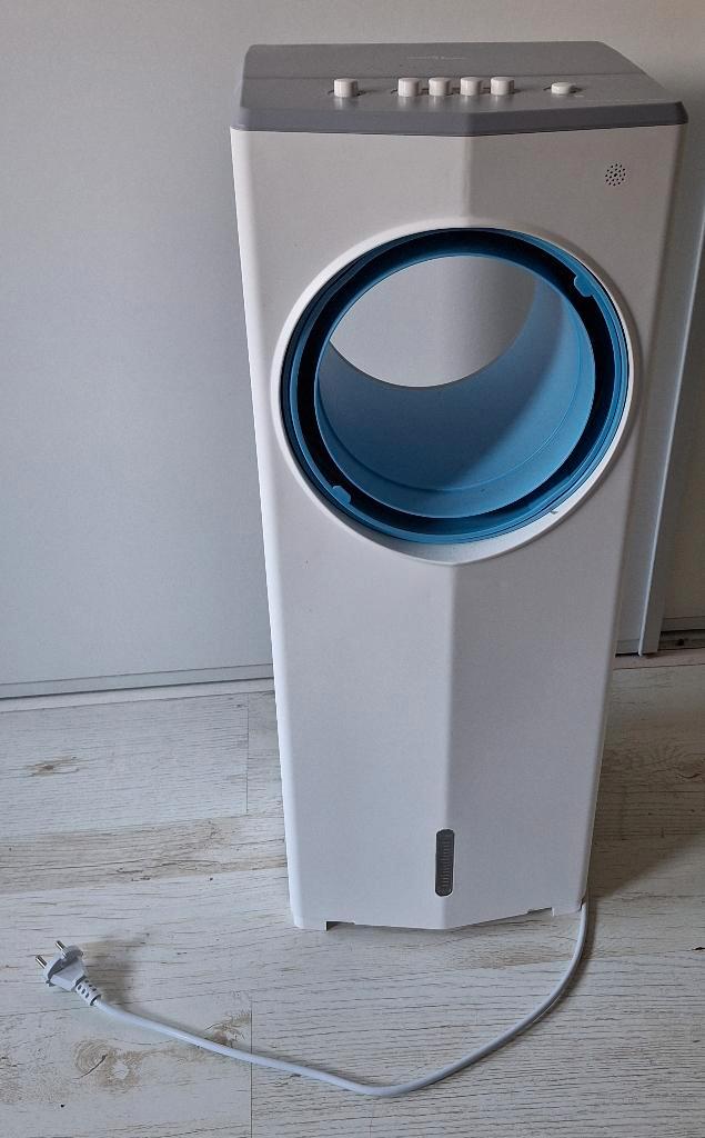 vidaXL Luchtkoeler draagbaar 3-in-1 80 W 264x255x680 cm wit, Witgoed en Apparatuur, Airco's, Zo goed als nieuw, Mobiele airco