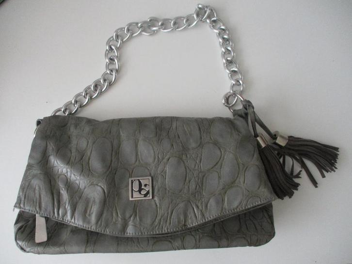 Pilar Abril handtas, nieuw, Sieraden, Tassen en Uiterlijk, Tassen | Damestassen, Nieuw, Handtas, Grijs, Verzenden