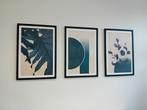 Drieluik Schilderij - Abstracte Kunst, Ophalen, 75 tot 100 cm, Minder dan 50 cm, Print