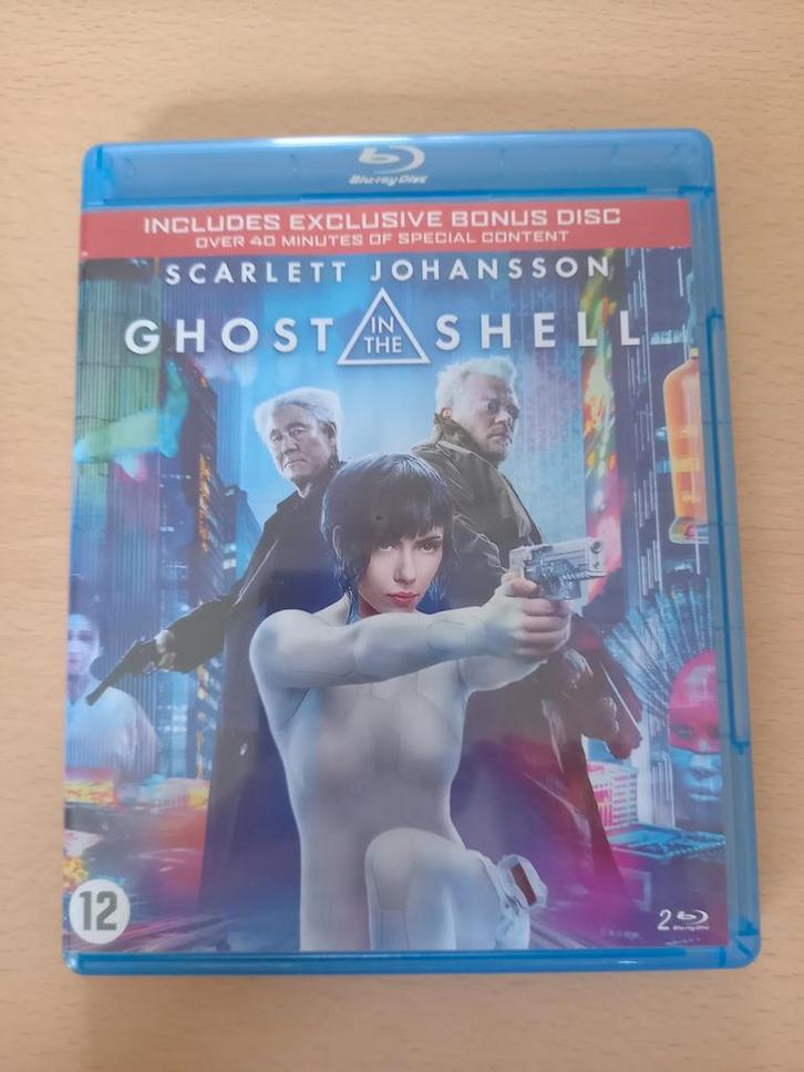 Ghost in the Shell Blu-ray (Scarlett Johansson), Cd's en Dvd's, Blu-ray, Zo goed als nieuw, Science Fiction en Fantasy, Ophalen of Verzenden