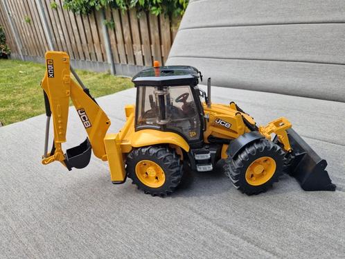 Bruder graafmachine JCB 5CX, Kinderen en Baby's, Speelgoed | Speelgoedvoertuigen, Gebruikt, Ophalen