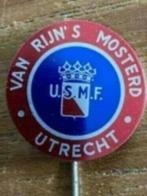 Utrecht, van rijn’s mosterd ( speldje), Ophalen of Verzenden, Gebruikt, Overige onderwerpen, Speldje of Pin