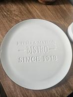 Riviera Maison Borden - Bistro Since 1948, Huis en Inrichting, Keuken | Servies, Ophalen of Verzenden, Zo goed als nieuw, Bord(en)