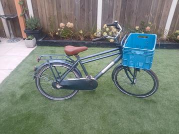 Static Jongensfiets met Krathouder en Krat  beschikbaar voor biedingen