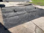 Dakbedekking rubber mastiek plat dak 3,10x 4,30 M, Overige materialen, Gebruikt, Dakleer, Zwart
