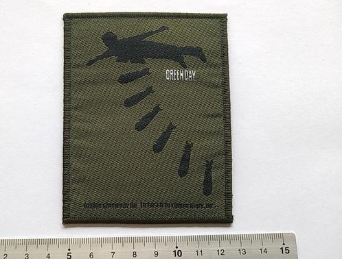 Green Day vrij zeldzame vintage 2004 Bomber patch g8, Verzamelen, Muziek, Artiesten en Beroemdheden, Nieuw, Kleding, Verzenden