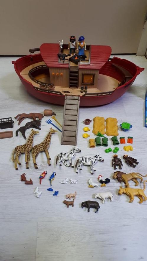 Ark van Noah (met extra mini kleine uitvoering), Kinderen en Baby's, Speelgoed | Playmobil, Gebruikt, Ophalen of Verzenden