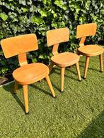 Kleuterstoeltjes - set van 3 - vintage, Kinderen en Baby's, Kinderkamer | Tafels en Stoelen, Gebruikt, Ophalen of Verzenden, Stoel(en)