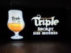 Lichtreclame Triple secret de moines, Ophalen of Verzenden, Nieuw, Lichtbak of (neon) lamp