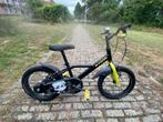 Kinderfiets 16 Inch - BTwin - Zwart Geel, Ophalen, Gebruikt, 16 tot 20 inch, BTWIN