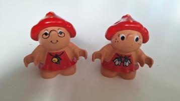 Duplo Aardbeien Poppetjes - Set van 2 beschikbaar voor biedingen