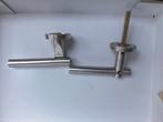 RVS Deurklink Set - Gebruikt, Ophalen of Verzenden, Gebruikt, Rvs, Klink of Kruk