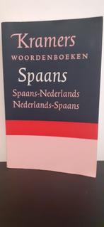 Woordenboek Kramers, Spaans/Nederlands Ned./Spaans !, Ophalen of Verzenden, Zo goed als nieuw, Kramers, Spaans
