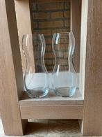 Vazen glas glazen 2 stuks Nieuw, Huis en Inrichting, Woonaccessoires | Vazen, Nieuw, Glas, Ophalen of Verzenden