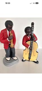 Jazz muzikanten beeldjes steen, Ophalen of Verzenden, Zo goed als nieuw