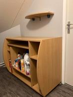 Bureau met uitschuifbaar blad, beuken, 1070x480x840, Huis en Inrichting, Bureaus, Ophalen, Gebruikt