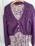 Paars Mohair Vest M/L, Kleding | Dames, Ophalen of Verzenden, Zo goed als nieuw, Maat 38/40 (M), Paars