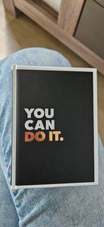 Inspirerend notitieboekje - You Can Do It!, Ophalen of Verzenden, Nieuw