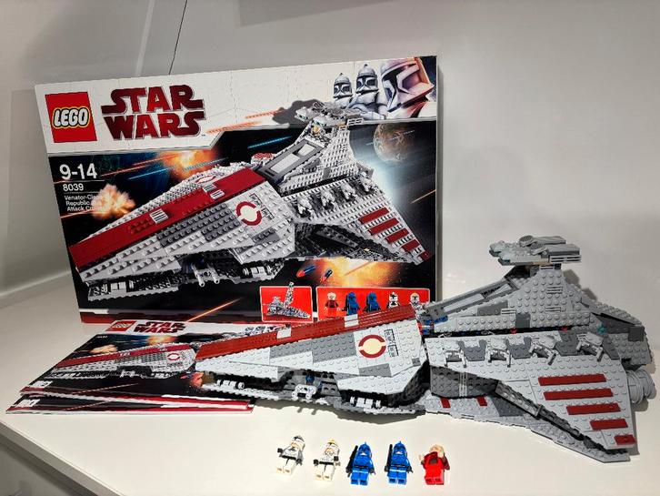 Lego Star Wars 8039 Venator, Kinderen en Baby's, Speelgoed | Duplo en Lego, Zo goed als nieuw, Lego, Complete set, Ophalen of Verzenden