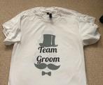 Nieuw | Vrijgezellenfeest shirts heren groom | 12 stuks, Maat 52/54 (L), Wit, Nieuw, Ophalen of Verzenden