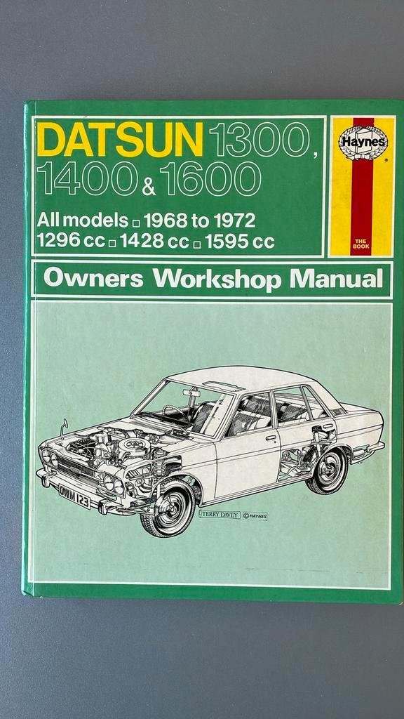 Haynes Workshop Manual Datsun 510 (Bluebird), Auto diversen, Handleidingen en Instructieboekjes, Ophalen of Verzenden