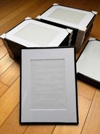 Fotolijsten ( zwart ) met passe-partout ( wit ), Ophalen, Zo goed als nieuw