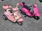 2x elektrische speelgoed motor € 100 euro vespa, Ophalen, Gebruikt, Overige merken, Motor