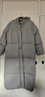 French Connection Lange Puffer Jas - Maat L, French Connection, Maat 42/44 (L), Ophalen of Verzenden, Grijs