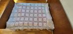 Gehaakte sprei 200x200 cm, Huis en Inrichting, Slaapkamer | Beddengoed, Gebruikt, Beige, Overige typen, Tweepersoons