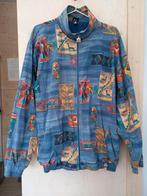 Vintage L zomerjas trigema kwaliteit, Ophalen of Verzenden, Gedragen, Blauw