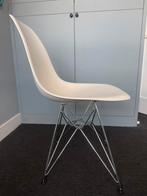 Vitra Eames DSR stoel verchroomd onderstel, White, Ophalen, Gebruikt, Wit, Eén